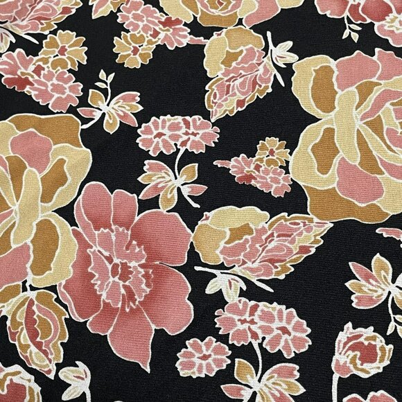 Annex Casual Corner Blouse Top Women 2X Flower Roses Romantic Spring Summer Boho - Picture 5 of 12